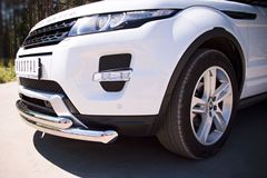 Защита переднего бампера D76/63 (дуга) для Land Rover Range Rover Evoque Dynamic 2011-