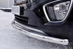 Защита переднего бампера D63 секции для Kia Sorento Prime CRDI 2015