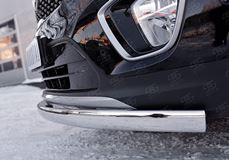 Защита переднего бампера 75х42 дуга для Kia Sorento Prime CRDI 2015