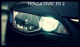 Реснички на фары для Honda Civic 4Д FD2 2005-2011