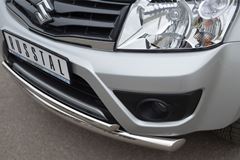 Защита переднего бампера D63/42(дуга) для Suzuki Grand Vitara 3дв 2012-