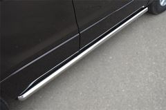 Пороги труба D63 (вариант 1) для Suzuki Grand Vitara 5дв 2012-