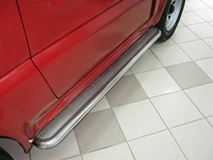 Пороги труба с листом D42 для Suzuki Jimny 2005-2012
