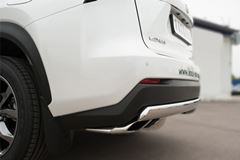 Защита заднего бампера D75х42 (дуга) для Lexus NX 200t F Sport 2015-