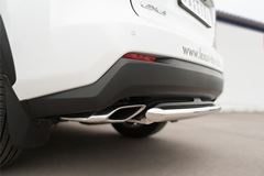 Защита заднего бампера D63 (дуга) для Lexus NX 200t F Sport 2015-