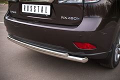 Защита заднего бампера D63/42 (дуга) для Lexus RX 270/350/450 2009-