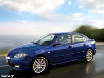 Накладки на внешние пороги Mazda 3 BK 2003-2009 (sedan/hb)