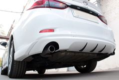 Накладка на задний бампер для Mazda 6 2012+