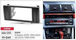Переходная рамка для установки автомагнитолы CARAV 11-041: 2 DIN / 173 x 98 mm / 178 x 102 mm / BMW 5-Series (E39) 1995-2003; X5 (E53) 1999-2006