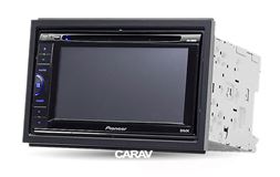 Переходная рамка для установки автомагнитолы CARAV 11-408: 2 DIN / 173 x 98 mm / 178 x 102 mm / CHEVROLET Cobalt 2011+; Spin, Onix 2012+
