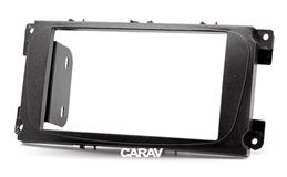 Переходная рамка для установки автомагнитолы CARAV 08-002: 2 DIN / 173 x 98 mm / 178 x 102 mm / FORD Focus II, Mondeo, S-Max, C-Max 2007-2011; Galaxy II 2006-2011; Kuga 2008-2012