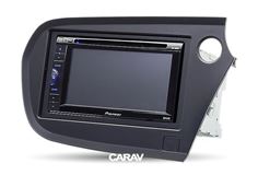 Переходная рамка для установки автомагнитолы CARAV 11-221: 2 DIN - 173 x 98 mm / 1 DIN - 182 x 53 mm (with pocket ) / HONDA Insight 2009-2014