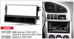Переходная рамка для установки автомагнитолы CARAV 11-022: KIA Spectra 2001-2011; Sephia, Shuma 2001-2004 ; Mentor 1997-2001