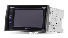 Переходная рамка для установки автомагнитолы CARAV 11-334: 2 DIN / 173 x 98 mm / 178 x 102 mm / KIA Venga 2009-2014