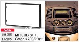 Переходная рамка для установки автомагнитолы CARAV 11-250: 2 DIN / 173 x 98 mm / MITSUBISHI Grandis 2003-2011