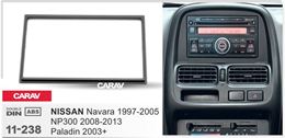 Переходная рамка для установки автомагнитолы CARAV 11-238: 2 DIN / 173 x 98 mm / NISSAN Navara 1997-2005; NP300 2008-2013; Paladin 2003+