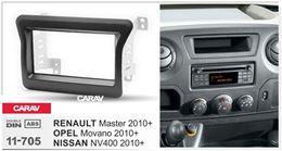Переходная рамка для установки автомагнитолы CARAV 11-705: 2 DIN / 173 x 98 mm / RENAULT Master 2010+ / OPEL Movano 2010+ / NISSAN NV400 2010+