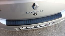 Накладка на задний бампер Renault Logan II с 2014 г.в.
