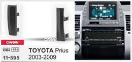 Переходная рамка для установки автомагнитолы CARAV 11-595: 2 DIN / 173 x 98 mm / TOYOTA Prius 2003-2009