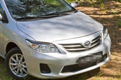 Накладки на передние фары (реснички) Toyota Corolla (седан) 2010-2013