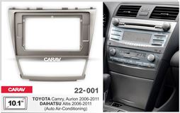 Переходная рамка для установки автомагнитолы CARAV 22-001: 10.1" / 250:241 x 146 mm / TOYOTA Camry, Aurion 2006-2011 / DAIHATSU Altis 2006-2011