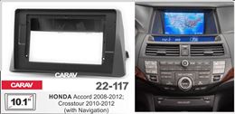 Переходная рамка для установки автомагнитолы CARAV 22-117: 10.1" / 250:241 x 146 mm / HONDA Crosstour 2010-2012; Accord 2008-2012