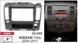 Переходная рамка для установки автомагнитолы CARAV 22-209: 9" / 230:220 x 130 mm / NISSAN Tiida 2004-2011
