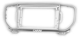 Переходная рамка для установки автомагнитолы CARAV 22-599: 9" / 230:220 x 130 mm / KIA Sportage (QL) 2015-2018; KX5 2016-2018