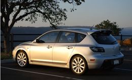 Накладки на внешние пороги Mazda 3 BK 2003-2009 (sedan/hb)