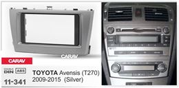 Переходная рамка для установки автомагнитолы CARAV 11-341: 2 DIN / 173 x 98 mm / 178 x 102 mm / TOYOTA Avensis (T270) 2009-2015