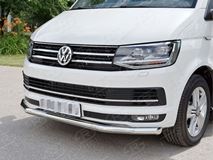 Защита переднего бампера D63 секция для Volkswagen Multivan Caravella Transporter T6 2016 (короткая база)