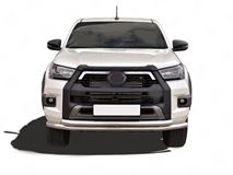 Защита переднего бампера d63 секции-d63 секции для Toyota Hilux Black Onyx 2020-