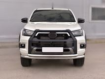 Защита переднего бампера d63 секции-d63 секции для Toyota Hilux Black Onyx 2020-