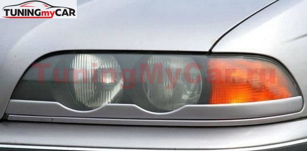 Реснички нижние накладки на фары BMW 5 E39