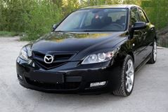 Реснички на фары для Mazda 3 хэтчбек 2003-