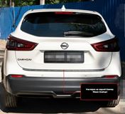 Накладка на задний бампер Nissan Qashqai 2017-2021 (II рестайлинг)