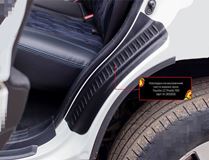 Накладки на внутренние части задних арок БЕЗ СКОТЧА Toyota LC Prado 150 2013-2017