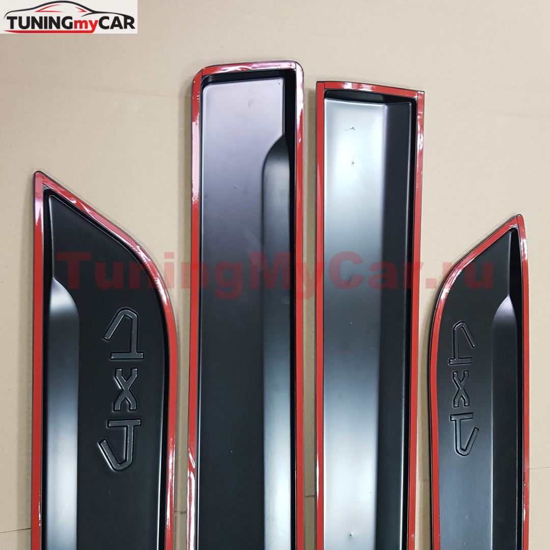 Тюнинг от TuningMyCar. Накладки на двери (молдинги) (4 шт.) (ABS) RENAULT  Duster 2021-