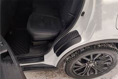 Накладки на внутренние части задних арок со скотчем 3М Mitsubishi Outlander 2012-