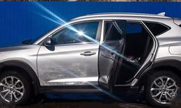 Накладки на внутренние части задних арок без скотча (вариант 2) Hyundai Tucson 2018-2021 (III рестайлинг)