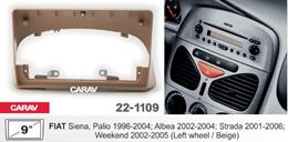 Монтажная рамка CARAV 22-1109 (9" FIAT Siena, Palio 1996-2004; Albea 2002-2004; Strada 2001-2006; Weekend 2002-2005)