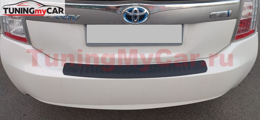Накладка на задний бампер Toyota Prius XW30 2009-2016 