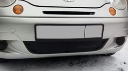 Зимняя заглушка решетки переднего бампера Daewoo Matiz 2000-
