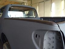 Комплект накладок на боковые борта и задний откидной борт БЕЗ СКОТЧА 3М Mitsubishi L200 2007-2013