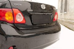 Накладка на задний бампер для Toyota Corolla (седан) 2006-2010 кузов 140, 150
