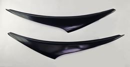 Накладки на фары (реснички) для Hyundai Santa Fe 2012-2017