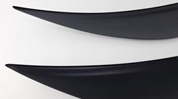 Накладки на передние фары (реснички) для Toyota  Aqua 2014-2017