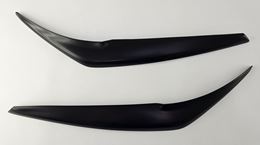 Накладки на передние фары (реснички) для Toyota  Allion 2016-2021
