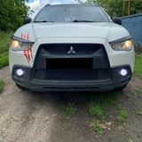 Накладки на фары (реснички) для Mitsubishi ASX 2010-2016