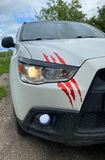 Накладки на фары (реснички) для Mitsubishi ASX 2010-2016